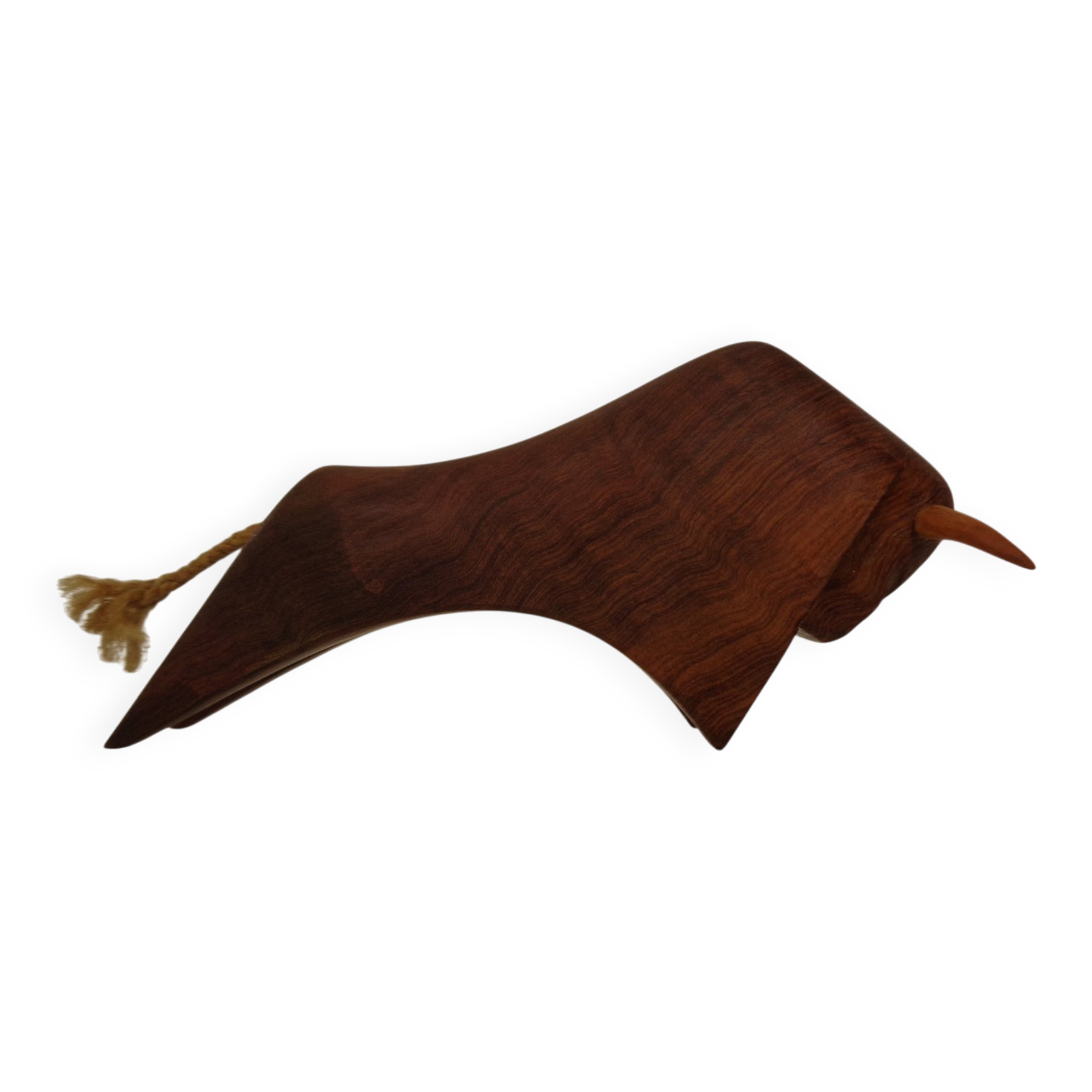 Mahogany Bull Pen Holder, Denmark, 1960s