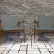 Paire de fauteuils scandinave en teck 1960
