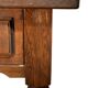Solid oak bedside table, 59x37x57cm