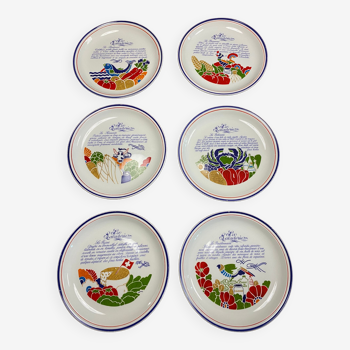 Assiettes de Gien