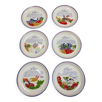 Assiettes de Gien