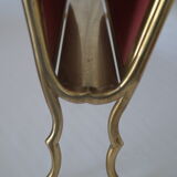 Italian brass magazine rack