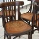 Set of 4 vintage bistro chairs from the 1960s.