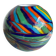 Contemporary abstarct vase with multicolored reeds in murano glass
