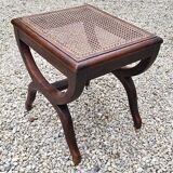 Cross-footed cane stool