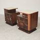 Pair of bedside tables by Jindrich Halabala for Up Zavody art deco 1950