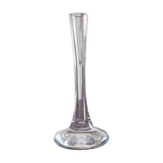 Grand vase soliflore en verre.