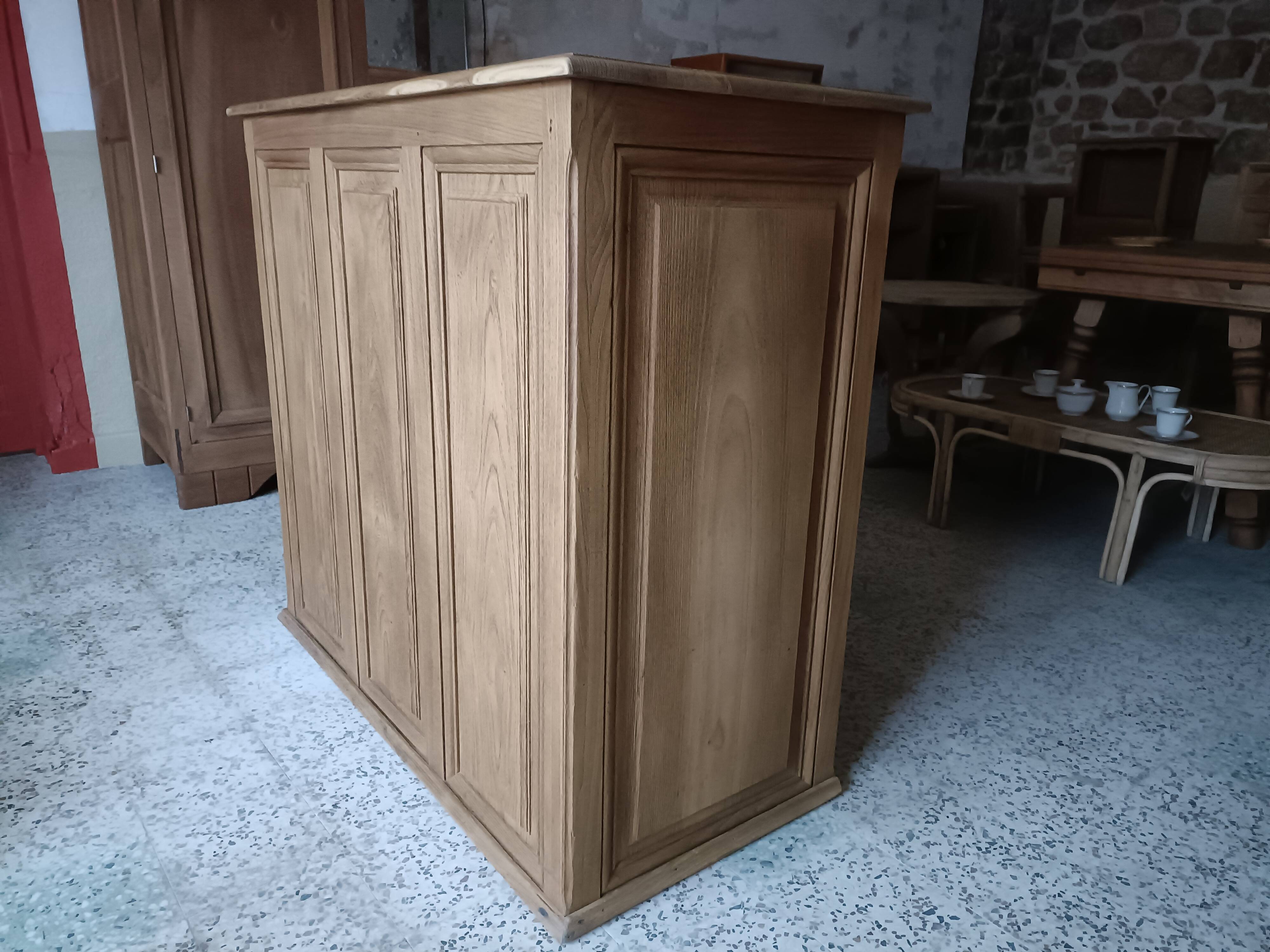 Renovated shop counter