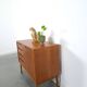 Teak Deens dressoir met lades vintage