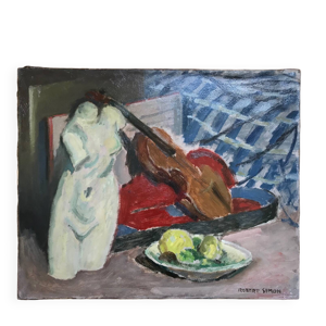 Huile sur toile de robert