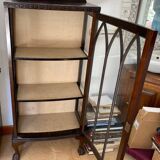 English mahogany display cabinet