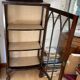 English mahogany display cabinet