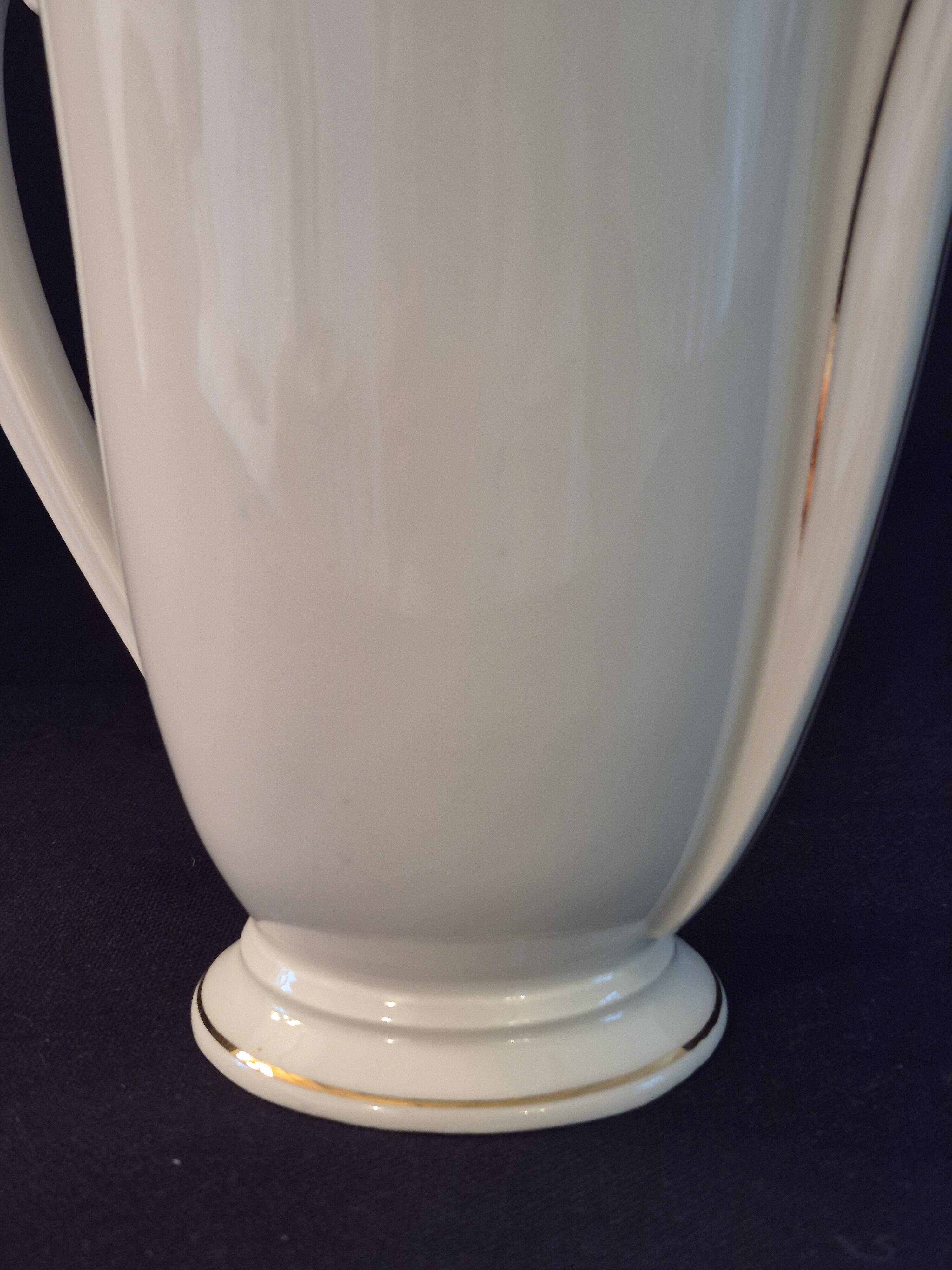 Teapot coffee pot jug Limoges Charles Ahrenfeldt A480