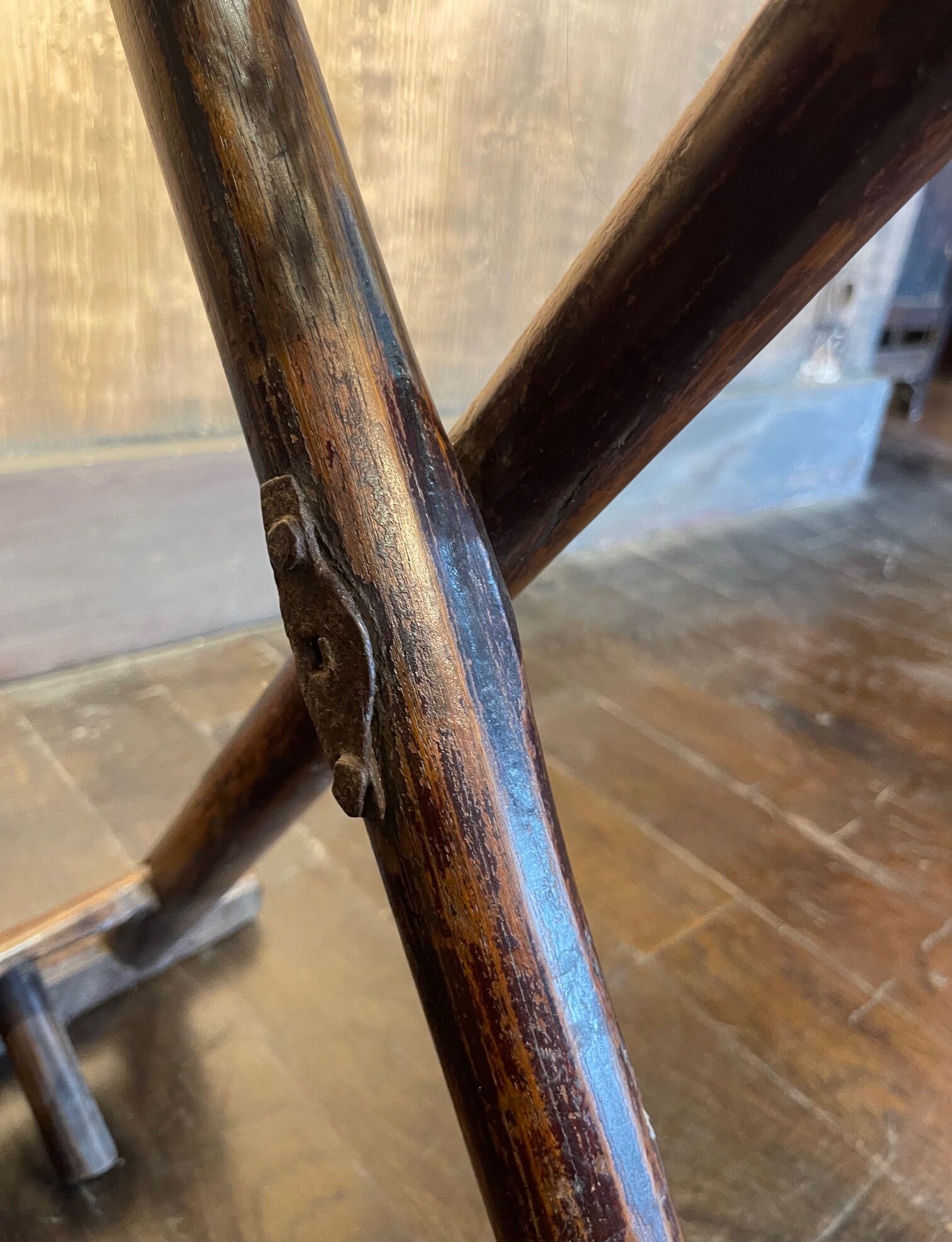 Chaise ancienne pliante chinoise