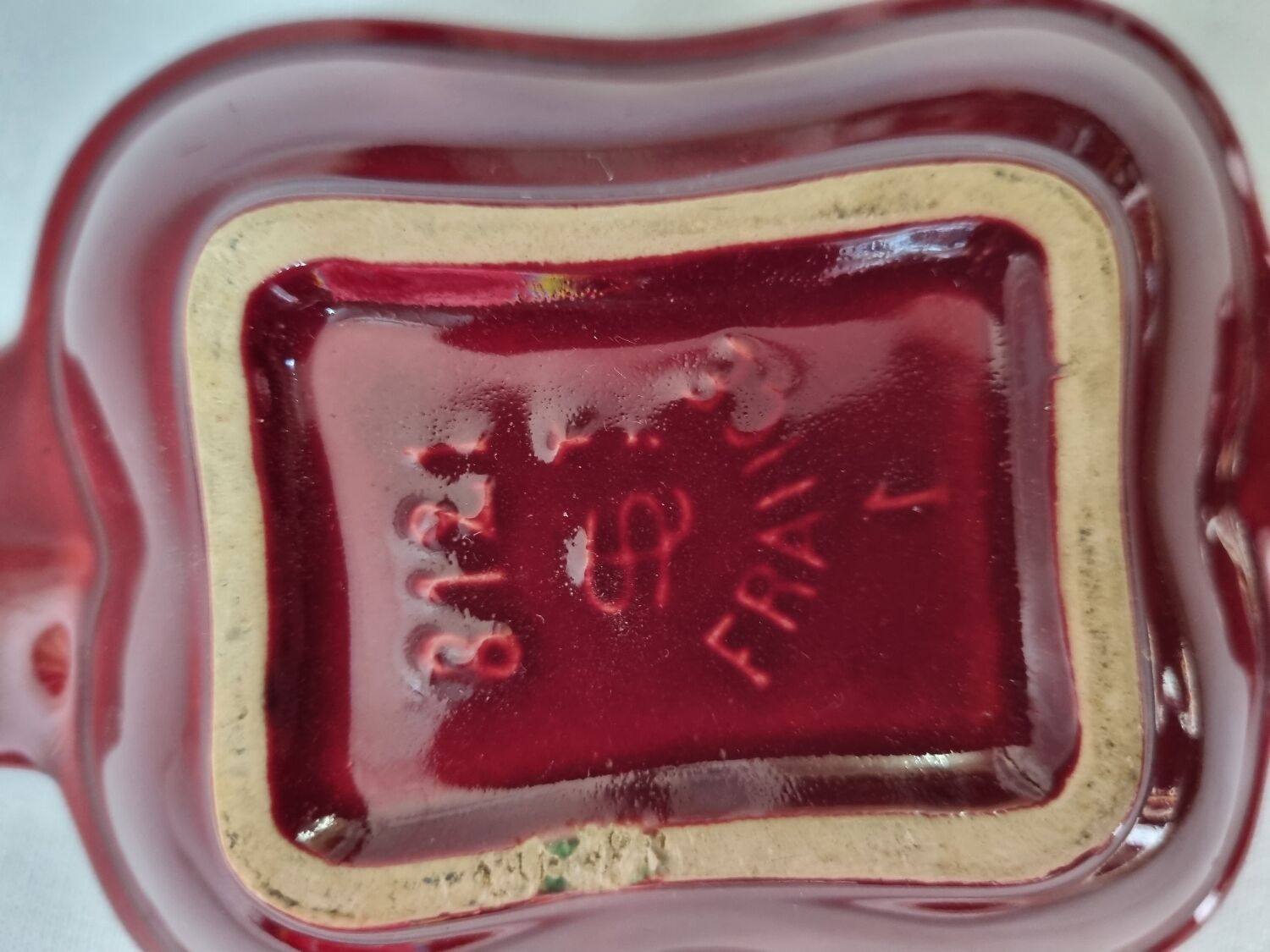 Ashtray earthenware St Clément from 1940/50