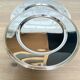 Pair of silver metal subplates
