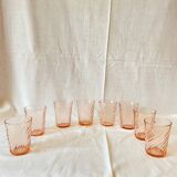 8 Verres rosaline