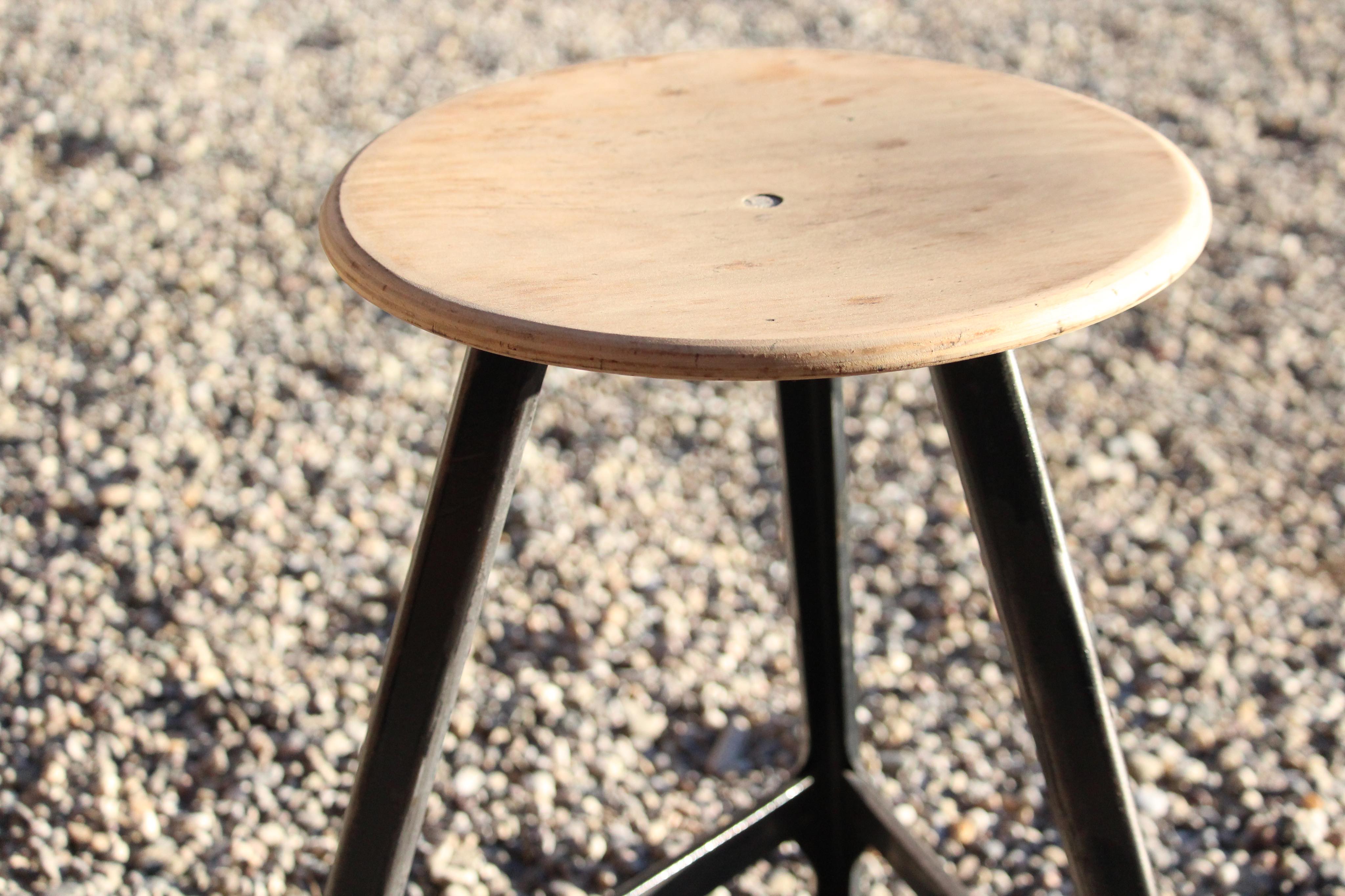 Industrial style stool