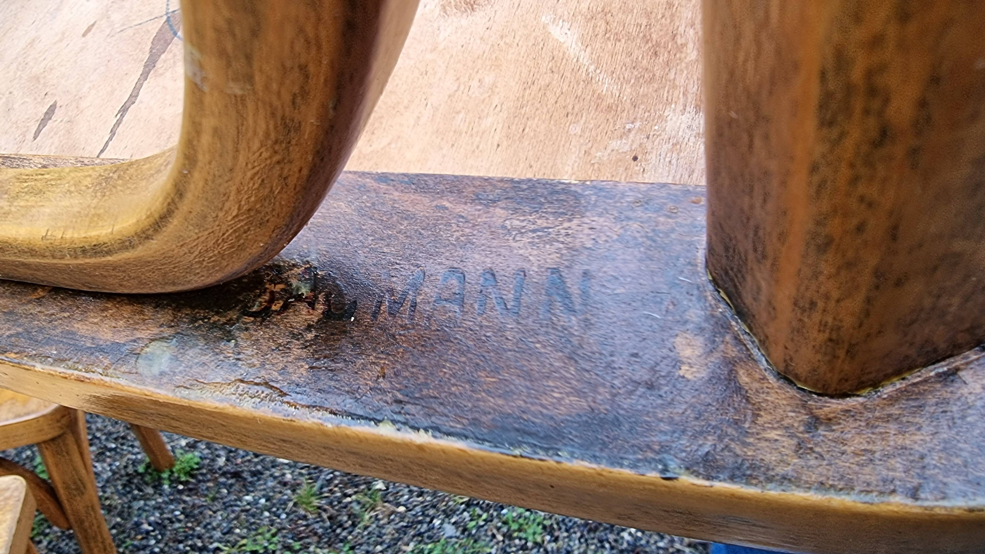 6 Baumann chairs no. 55, 1950s