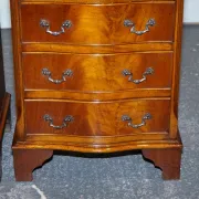 Georgian Style Bedside Tables with Drawers, Set of 2