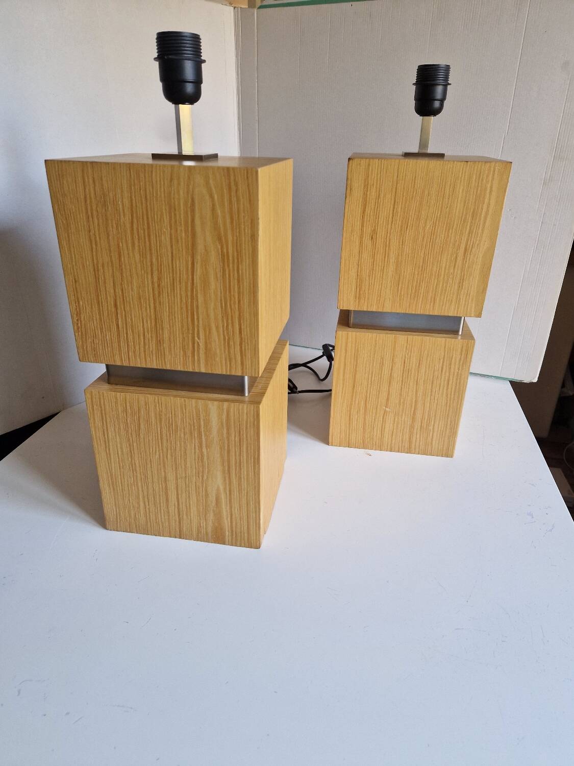 Set of 2 designer lamps from the 80s and 90s