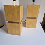 Set of 2 designer lamps from the 80s and 90s