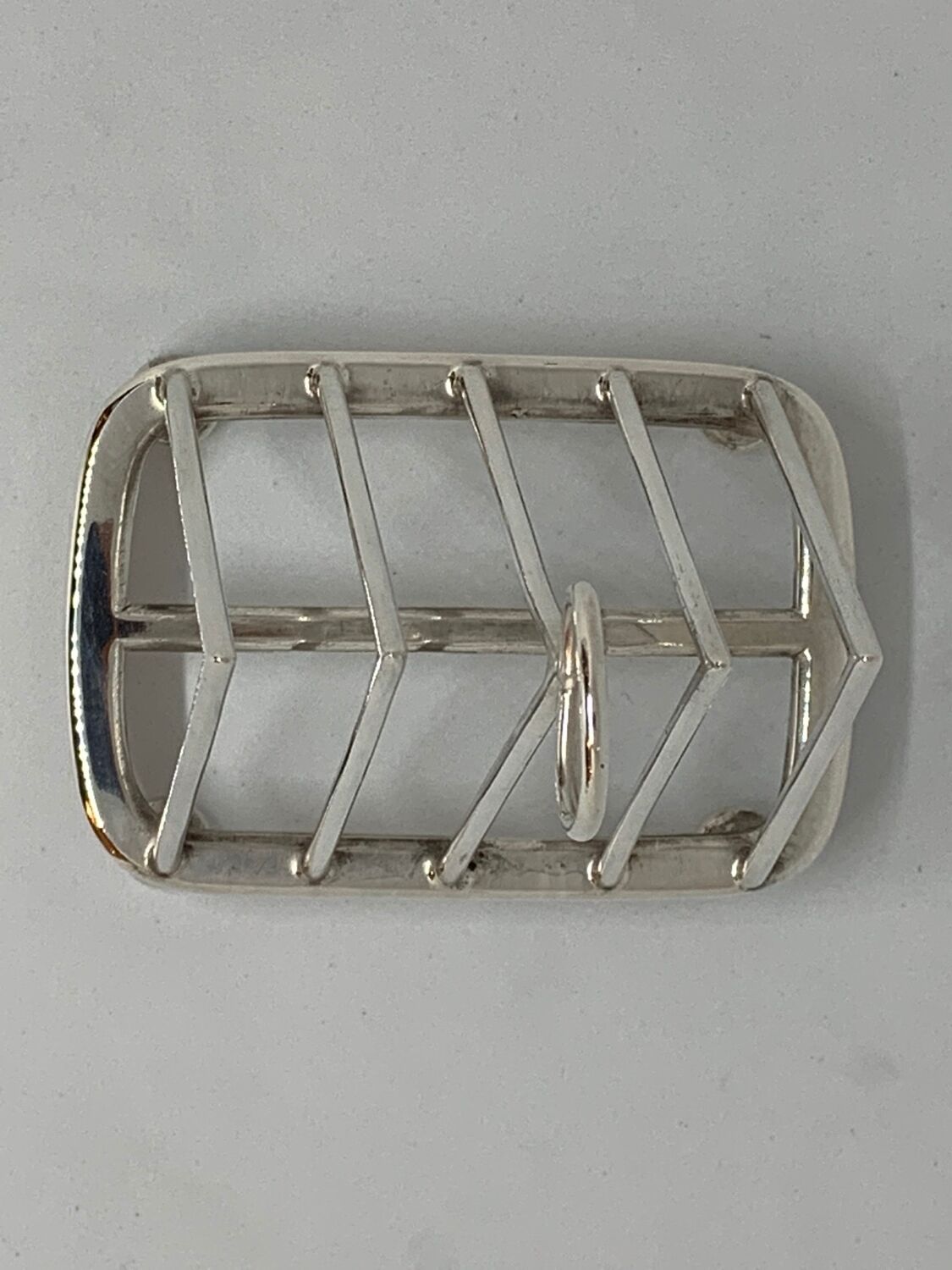 Walker & Hall english silver plate toast rack made in Sheffield circa 1900