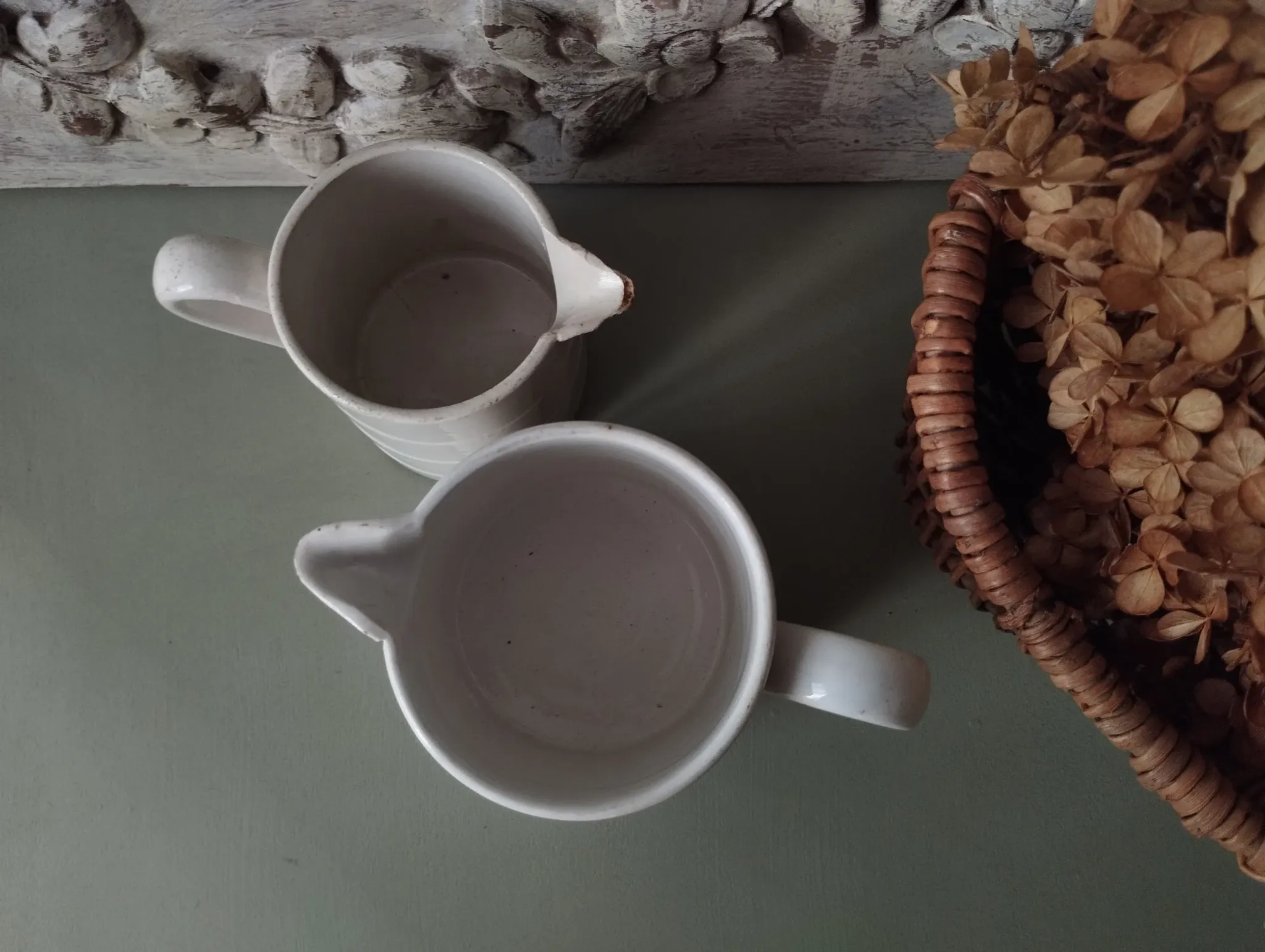 Pair of small jugs Utzschneider & Sarreguemines
