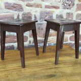 Vintage rustic farm stool
