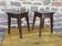 Vintage rustic farm stool