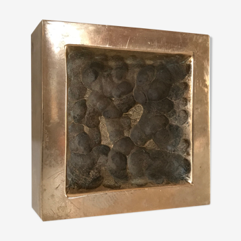 Bronze ashtray Monique Gerber design 1970