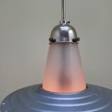 Mercurized and sandblasted glass suspension