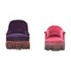 Lot de 2 fauteuils crapaud