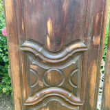 Paire de portes d'armoire ancienne à restaurer