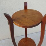 Vintage wooden pedestal table
