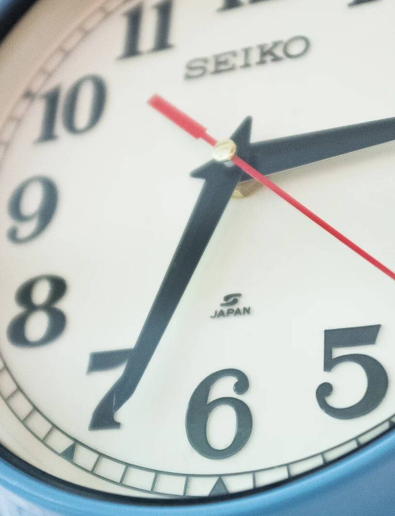 Vintage Seiko wall clock made in Japan
