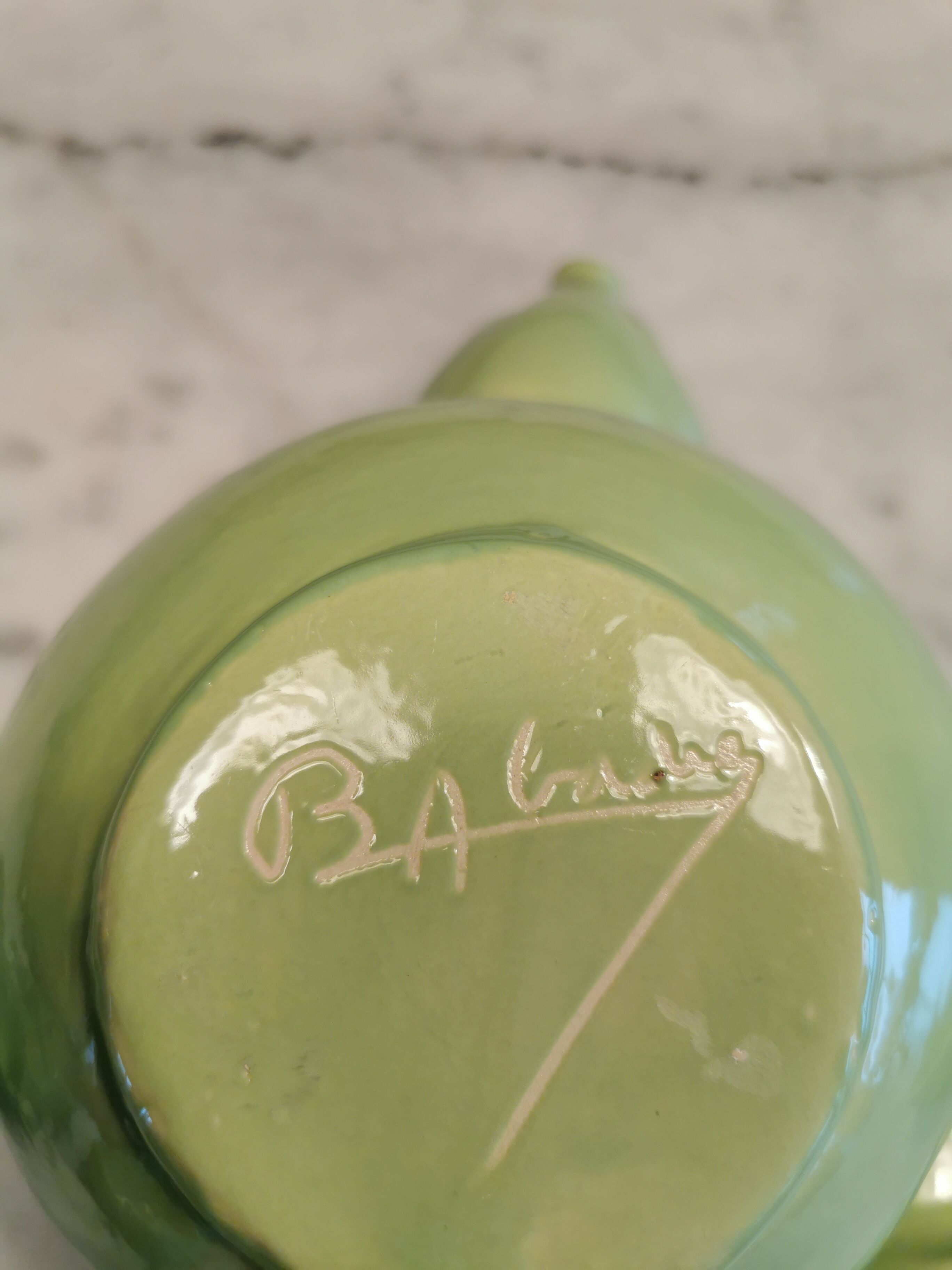 Craft ceramic tea service animal decoration