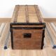 Large old trunk, wood and steel