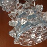 Chiseled glass hanging