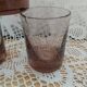 3 bubble glass water glasses