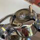 Vintage 90s chrome articulated interior lamp
