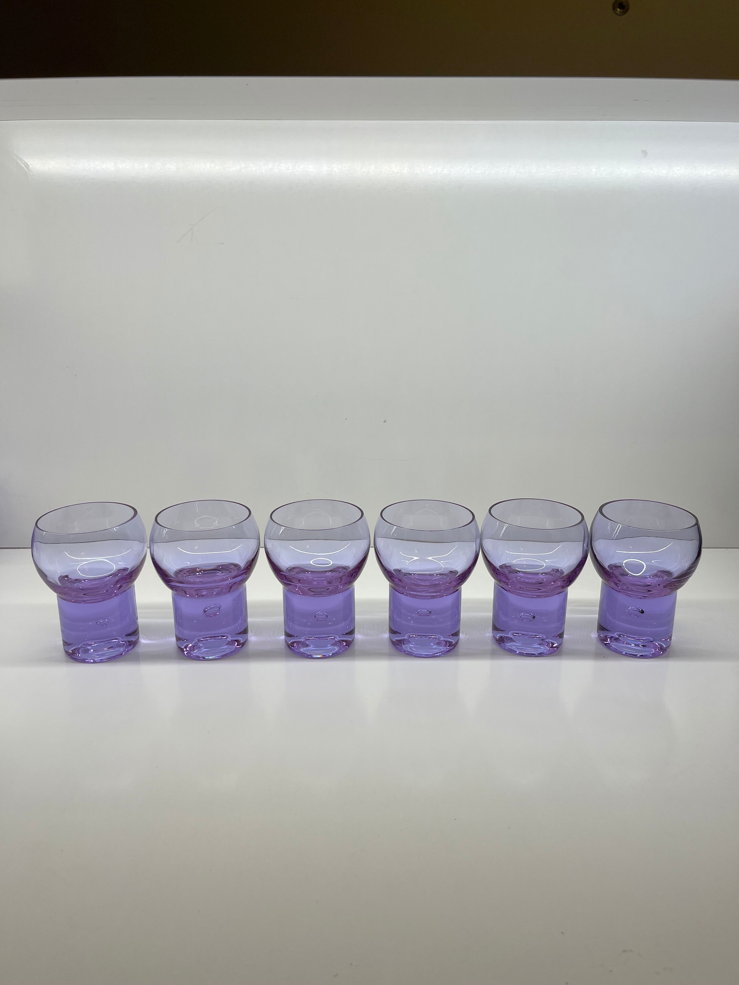 Service Complet 30 Verres Caméléon Sergio Asti pour Arnolfo di Cambio Verre