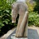 Pair of onyx bookends horse 1960s Italy vintage