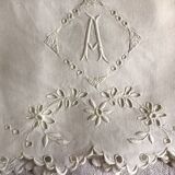 Baby sheet marked "A" 81x120cm