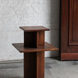 Pied de stalle, display side table in art deco style, France, 1940s