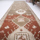 Tapis vintage turkish runner 392x87cm