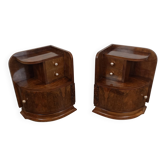Pair of Art Deco bedside tables