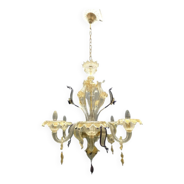 Venetian Murano Glass Chandelier 1960’s 