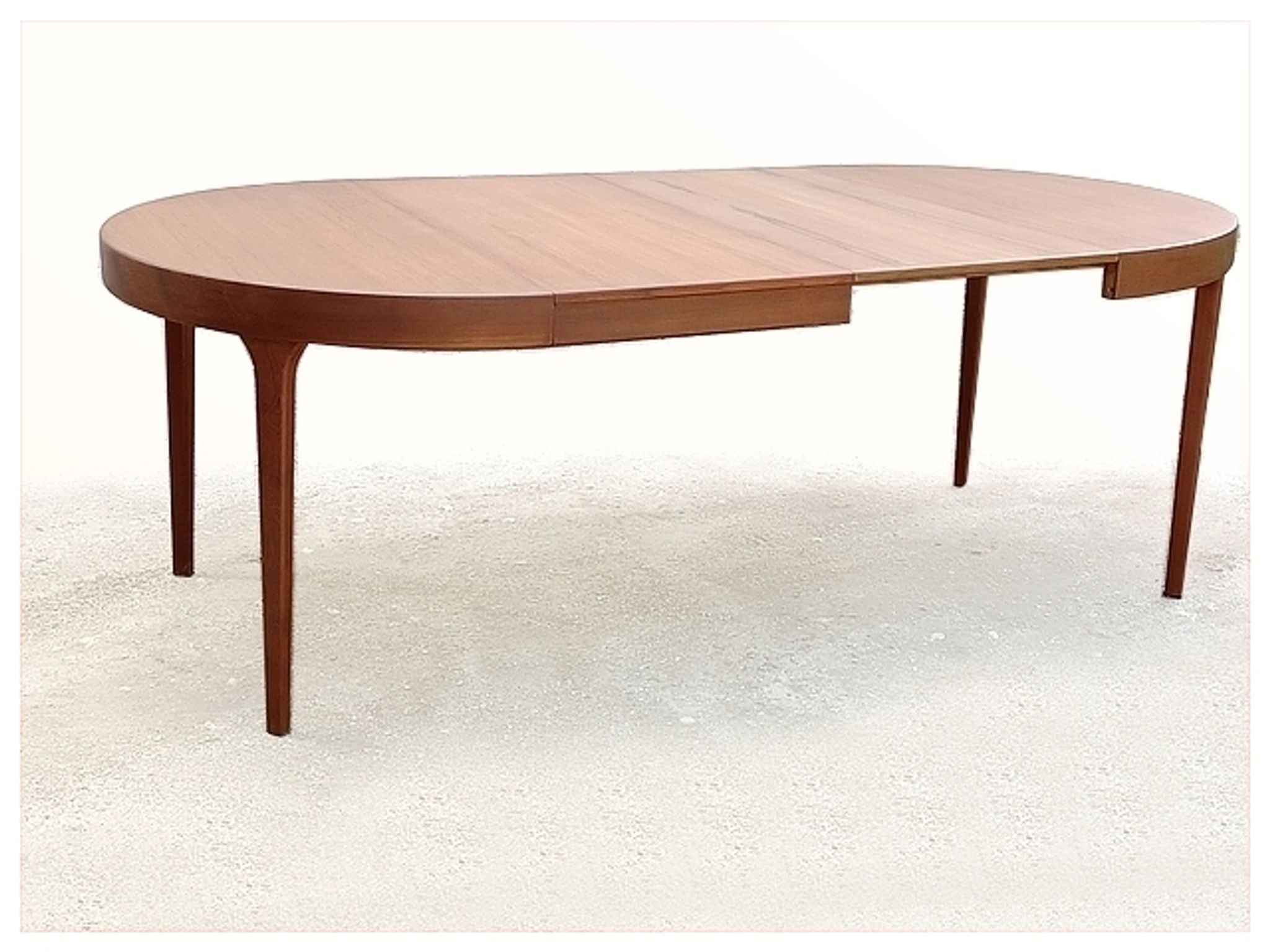 Danish round table by Oluf Th. Larsen Scandinavian teak vintage 1960