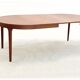 Danish round table by Oluf Th. Larsen Scandinavian teak vintage 1960
